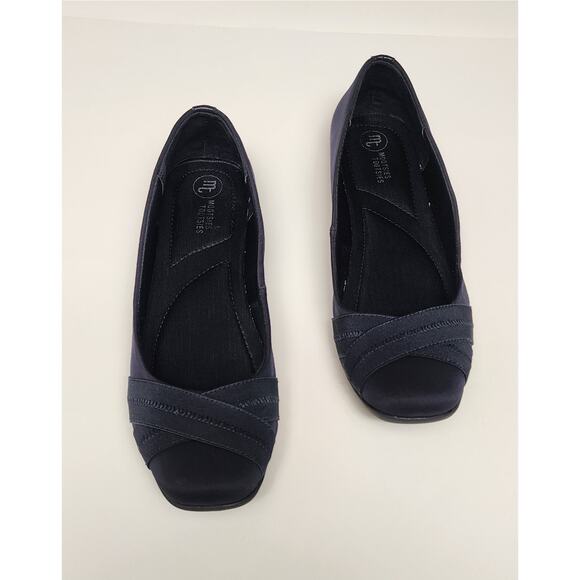Mootsies Tootsies Modellie Casual Navy Blue Textile Upper Flat Shoes Size 8M - Picture 4 of 14